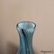 16-Inch Multitone Glass Table Vase in Blue Hue - Minimalist, Decorative Boho Vase with Rustic Farmhouse Style Perfect for Home Decor - Living Room, Bedroom Table, Kitchen Shelf, or Office Desk Decor